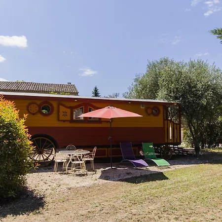 Tente de luxe Roulotte Chez Manon En Luberon *